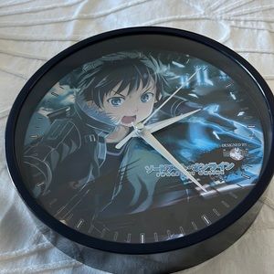 Sword art Online alfheim kirito wall clock Anime brand new great for a kids room
